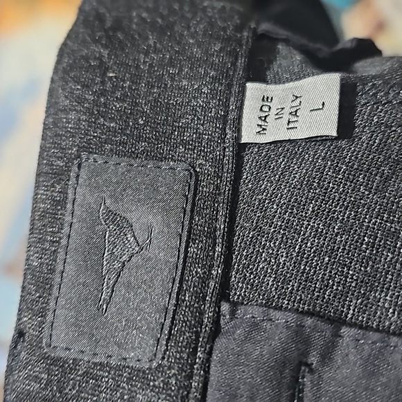 Crow Philosophy‎ Italy Heather Gray Casual Pants Size Large NWT - Picture 6 of 11